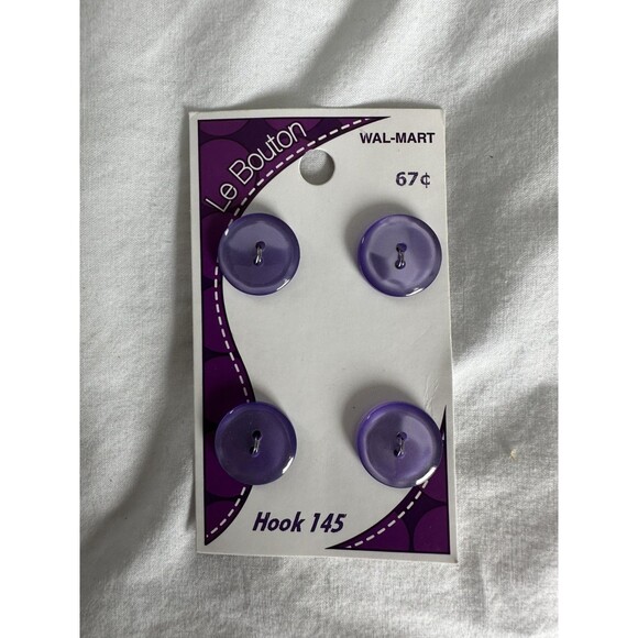 Le Bouton Buttons Mixed Lot 18 Buttons 2-Hole 4-Hole Sew Through - Picture 8 of 13